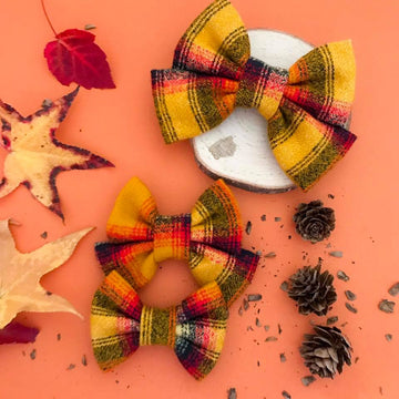 Fireside Flannel Bow