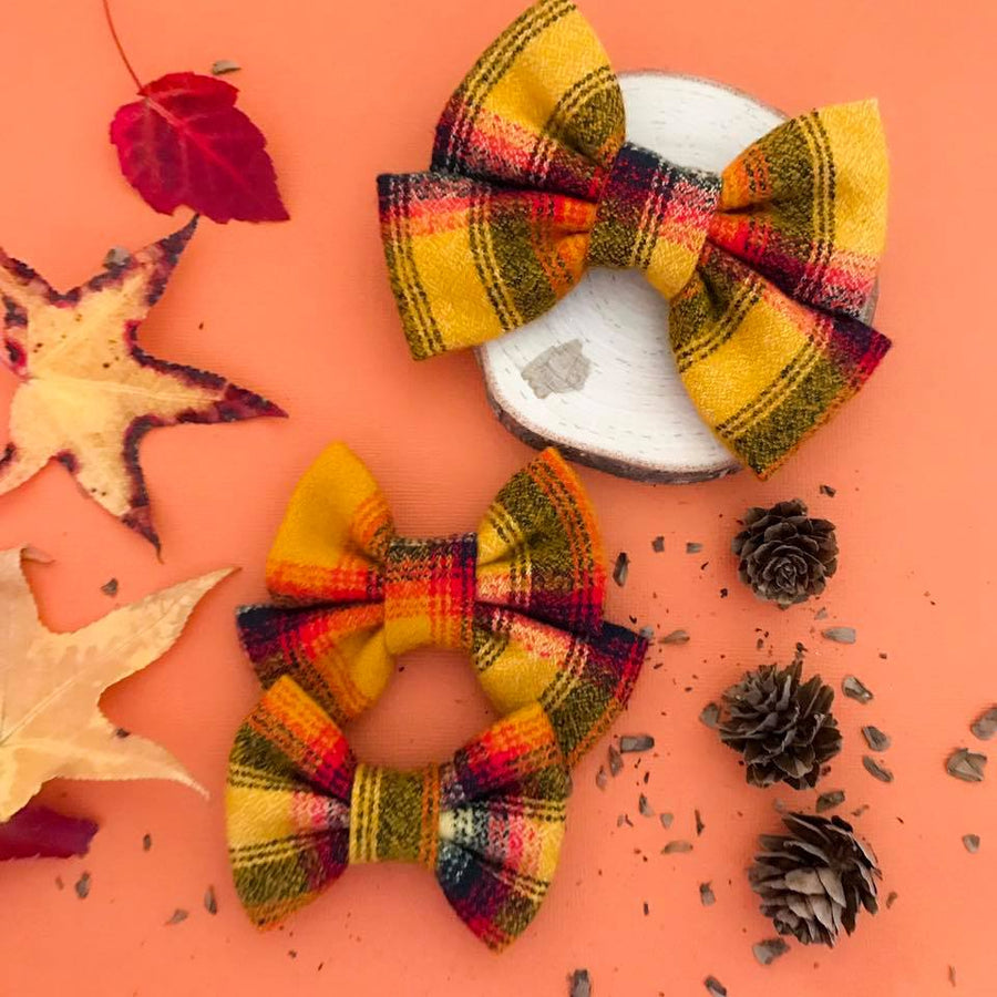 Fireside Flannel Bow