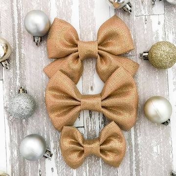 Copper Linen Bow