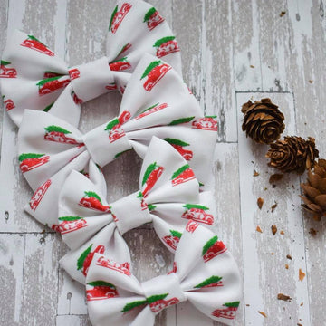 Christmas Cars Bow