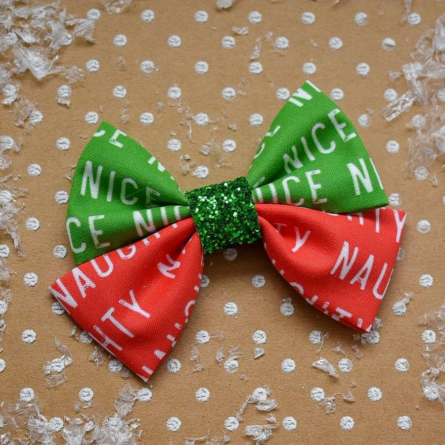 Naughty or Nice Bow