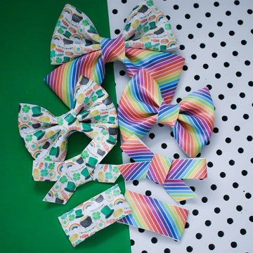 Pot of Gold Vegan Leather Bow