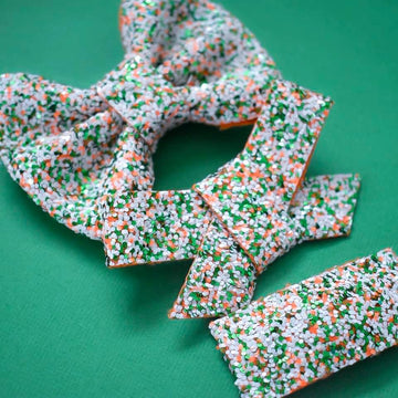 Luck of The Irish Glitter Bow