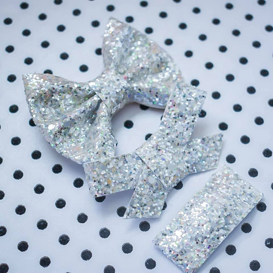 Diamonds Are A Girls Best Friend Glitter Bow