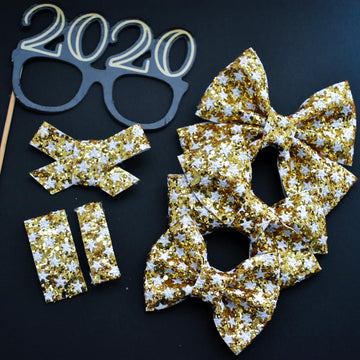 Star Glam Glitter Bow