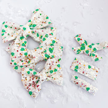 Shimmer Trees Glitter Bow