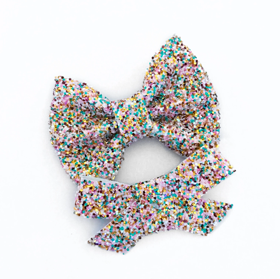 City Girl Glitter bow
