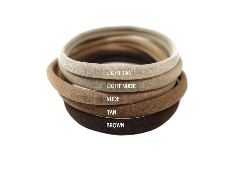 Taupe Lace Vegan Leather Bow